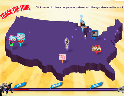 Check Out the Big Time Rush Tour Map! | Post, Read Comments & Opinions