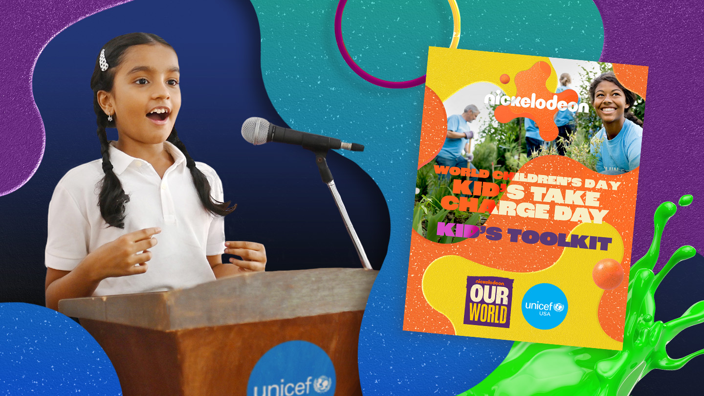 NIckelodeon's Kids Take Charge Day 2024 Toolkit in Partnership with UNICEF